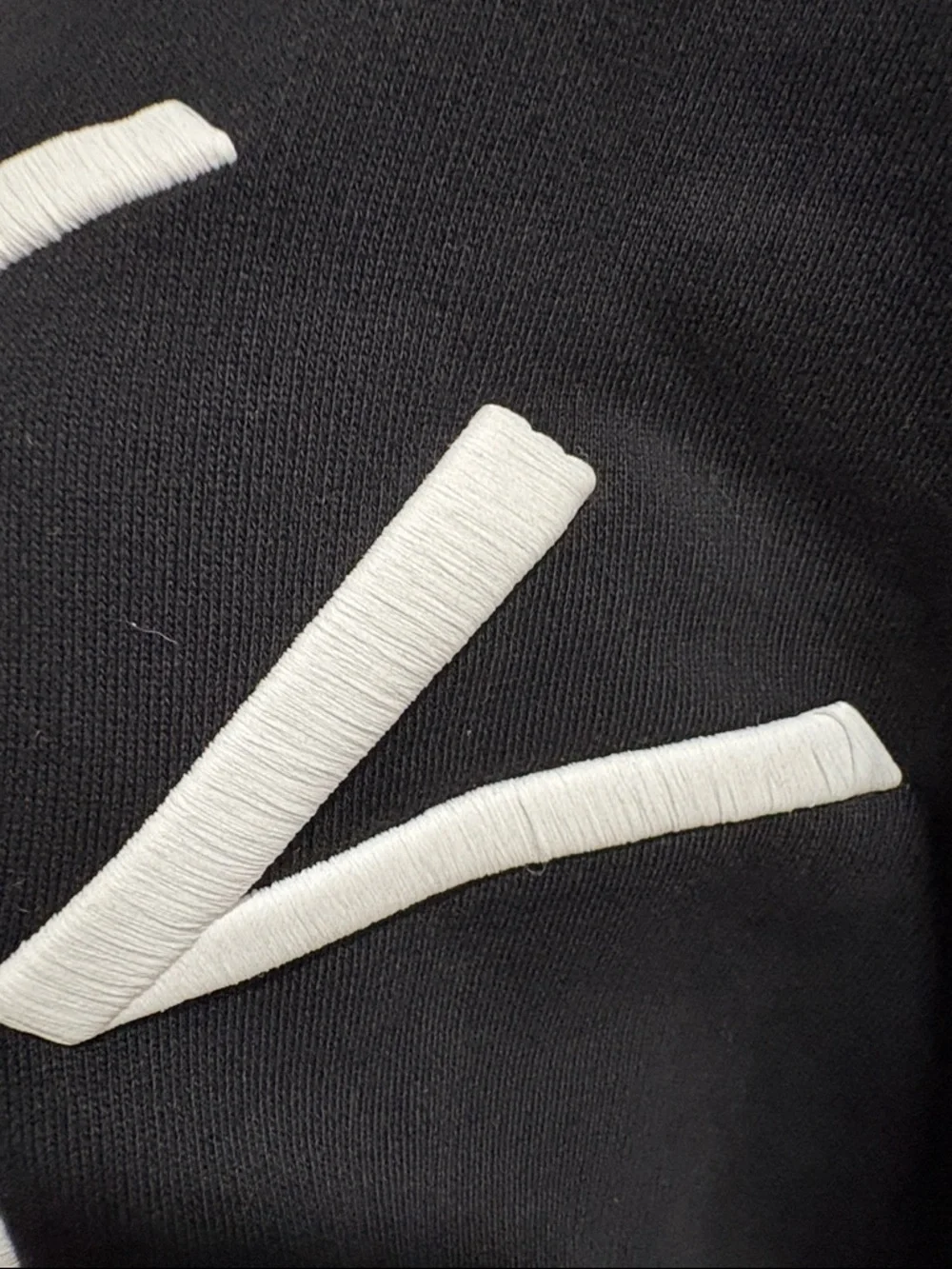 Givenchy Black Hoodie with White Diagonal Embroidered Logo XL Unisex - Picture 16 of 16